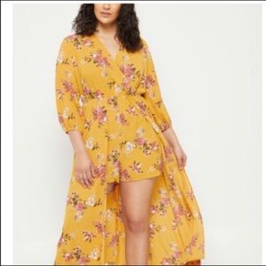 Floral romper maxi | walk-thru jumper